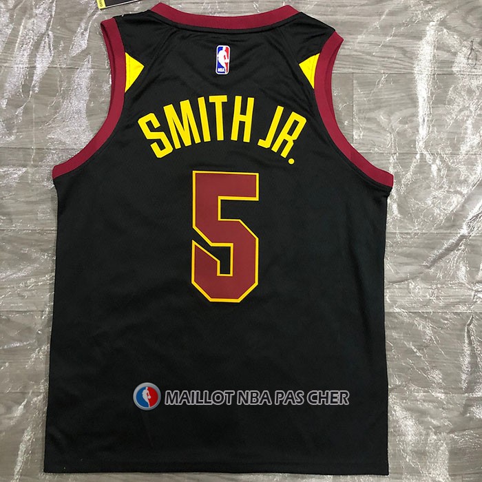 Maillot Cleveland Cavaliers Dennis Smith JR. NO 5 Statement 2020-21 Noir